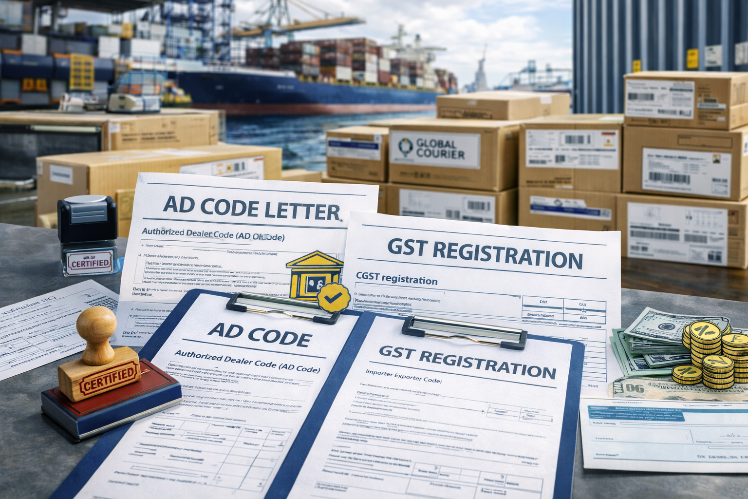Documents required before starting exports